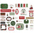 A Wonderful Christmas  - Carta Bella - Cardstock Ephemera - Icons