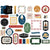 Wizards & Company - Echo Park - Cardstock Ephemera 33/Pkg - Icons