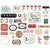 Let's Take The Trip  - Echo Park - Cardstock Ephemera 33/Pkg - Icons