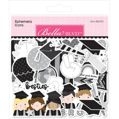 Cap & Gown - Bella Blvd - Cardstock Ephemera - Icons