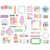 Make A Wish Birthday Girl  - Echo Park - Cardstock Ephemera 34/Pkg - Icons
