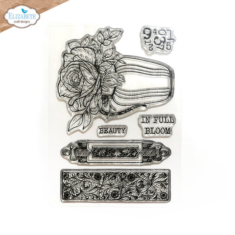 Elizabeth Craft Designs - Clear Stamp - In Full Bloom (7133)