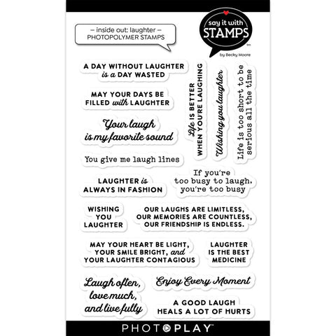 PhotoPlay - Say It With Stamps - Clear Stamp - Inside Out: Laughter (5856)