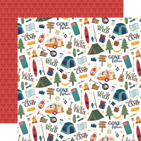 Into The Wild - Echo Park - Double-Sided Cardstock 12"X12" - Into The WILD