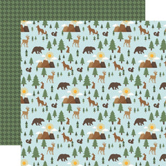 Into The Wild - Echo Park - Double-Sided Cardstock 12"X12" - Into The WOODS