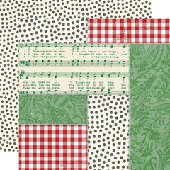 Simple Vintage Dear Santa - Simple Stories - Double-Sided Cardstock 12"X12" -Jingle Bells
