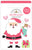 Tinsel Time - Doodlebug - Doodle-pops 3D Cardstock Sticker - Jolly St. Nick
