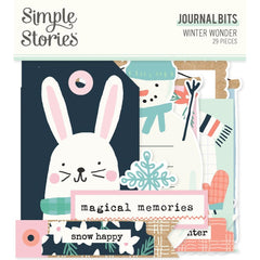 Winter Wonder - Simple Stories - Bits & Pieces Die-Cuts 29/Pkg - Journal