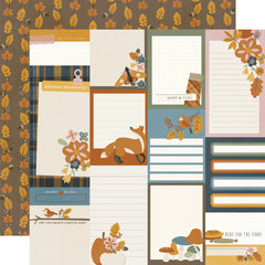 Acorn Lane - Simple Stories - Double-Sided Cardstock 12"X12" - Journal Elements