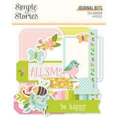 Tea Garden - Simple Stories - Bits & Pieces 40/pkg - Journal