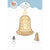 Elizabeth Craft Designs - Metal Die - Joyous Ornament - Bell (9489)