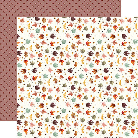 Harvest - Carta Bella - Double-Sided Cardstock 12"X12" - Leaves Are Falling