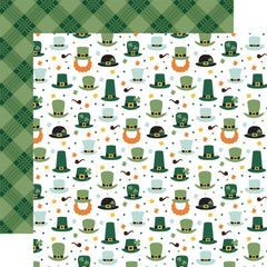 Lucky Charm - Echo Park - Double-Sided Cardstock 12"X12" - Leprechaun Luck