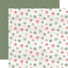 Christmas Time - Echo Park - Double-Sided Cardstock 12"X12" - Let It Snow