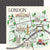 London - Carta Bella - Double-Sided Cardstock 12"X12" - London Map