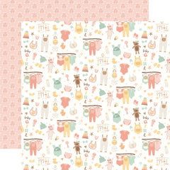 Our Baby (Girl) - Echo Park - Double-Sided Cardstock 12"X12" -  Lovable Life