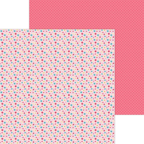 Happy Healing - Doodlebug  - Double-Sided Cardstock 12"X12" - Love Blooms