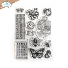 Elizabeth Craft Designs - Clear Stamps - Love & Roses (9199)