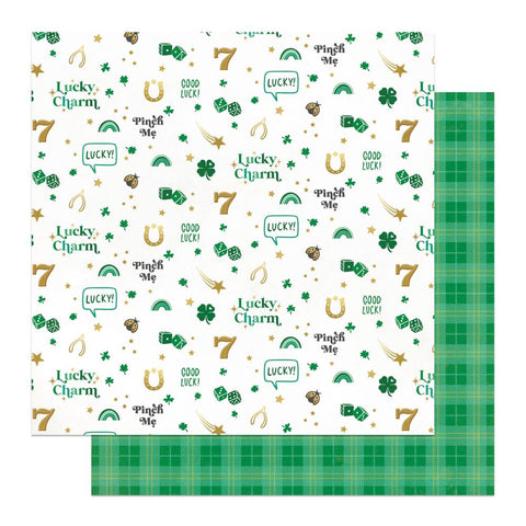 Charmed - PhotoPlay - Double-Sided Cardstock 12"X12" - Lucky Charm