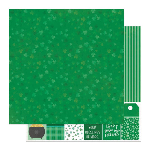 Charmed - PhotoPlay - Double-Sided Cardstock 12"X12" - Lucky You