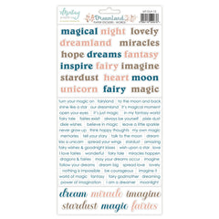 Dreamland - Mintay Papers - 6X12 Paper Stickers - Words (0676)