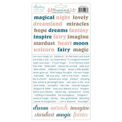 Dreamland - Mintay Papers - 6X12 Paper Stickers - Words (0676)
