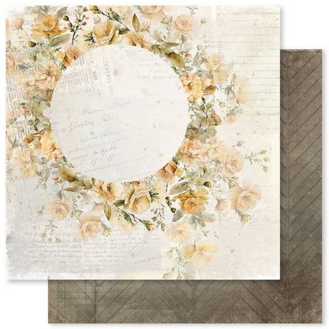 Millie's Garden - Paper Rose - 12"x12" Patterned Paper - Paper A