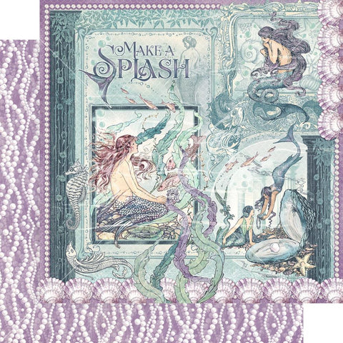 Make A Splash - Graphic 45 - Double-Sided Cardstock 12"X12" - Make A Splash