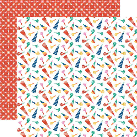 Hip Hip Hooray - Echo Park - Double-Sided Cardstock 12"X12" - Make Some Noise