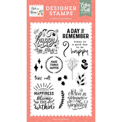 Year In Review - Echo Park - Stamp Set - Make Things Happen