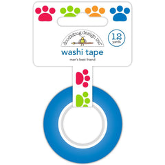 Doggone Cute - Doodlebug - Washi Tape 15mmX12yd - Man's Best Friend