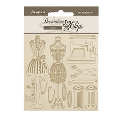 Brocante Antiques - Stamperia - Decorative Chips - Mannequin (3073)