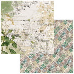 Wherever - 49 & Market - Double-Sided Cardstock 12"X12" - Map It Out