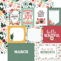 Year In Review - Echo Park - Double-Sided Cardstock 12"X12" - March