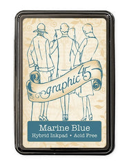 Graphic45 - Hybrid Ink Pad - Marine Blue