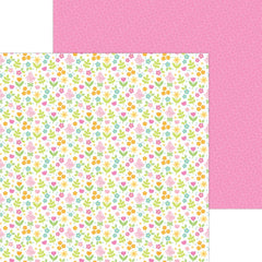 Bunny Hop - Doodlebug - Double-Sided Cardstock 12"X12" - May Flowers