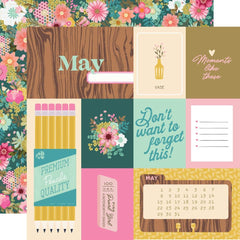 Noteworthy - Simple Stories - Double-Sided Cardstock 12"X12" - May