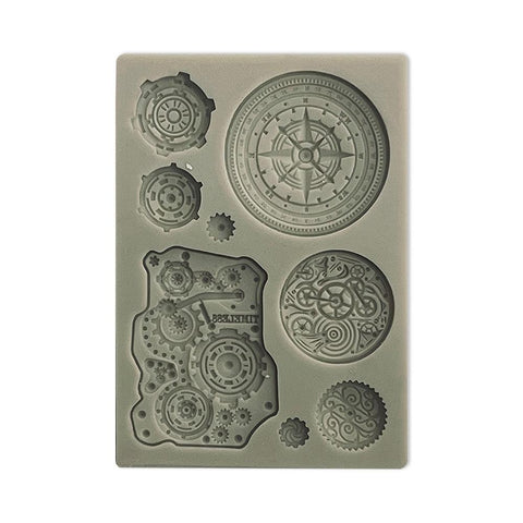 Around The World - Stamperia - Silicone Mould A6 - Mechanisms (8154)