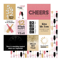 Ringing in the New Year - PhotoPlay - Double-Sided Cardstock 12"X12" - Midnight Party