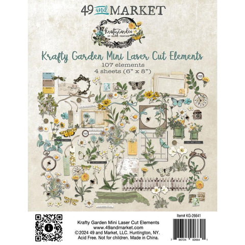 Krafty Garden - 49 & Market - Laser Cut Outs - Mini (6641)