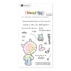 Hampton Art - Tracey Hey - Clear Stamp - Monster Madness (17 Piece)