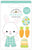 Bunny Hop - Doodlebug - Doodle-pops 3D Cardstock Sticker - Mr. Cottontail (4377)