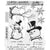 Tim Holtz - Cling Stamps 7"X8.5" - Mr. Frostie