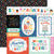 Hip Hip Hooray - Echo Park - Double-Sided Cardstock 12"X12" - MULTI Journaling Cards