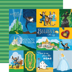 Wizard Of Oz - Carta Bella - Double-Sided Cardstock 12"X12" - Mutli Journaling Cards