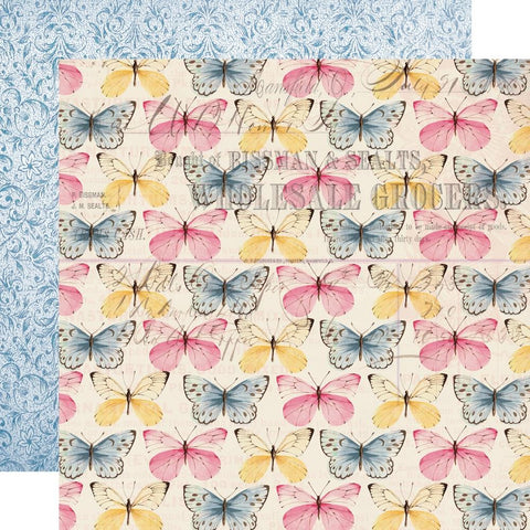 Simple Vintage Spring Garden - Simple Stories - 12"x12" Double-sided Patterned Paper - My Happy Place