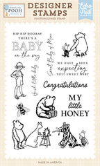 Winnie the Pooh Baby - Echo Park - Clear Stamp - My Little Honey