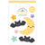 Sweet & Spooky - Doodlebug - Doodle-Pops 3D Stickers - October Sky  (2397)