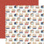 Baby on Board BOY - Echo Park - Double-Sided Cardstock 12"X12" - Oh Baby Toy Baskets