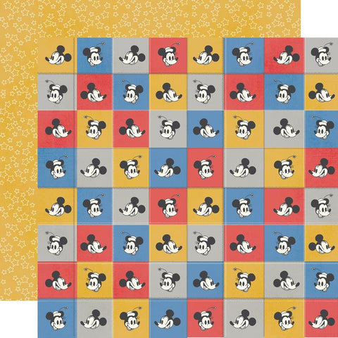 Say Cheese Classic Mouse - Simple Stories - Double-Sided Cardstock 12"X12" - Oh, Gosh!